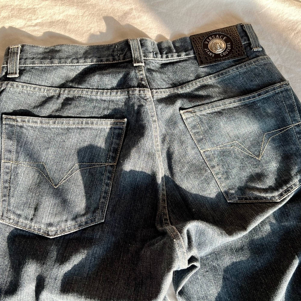 Versace jeans. Straight cut, size 34.